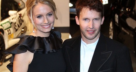 James Blunt y Sofia Wellesley en la entrega de premios GQ en Berlín