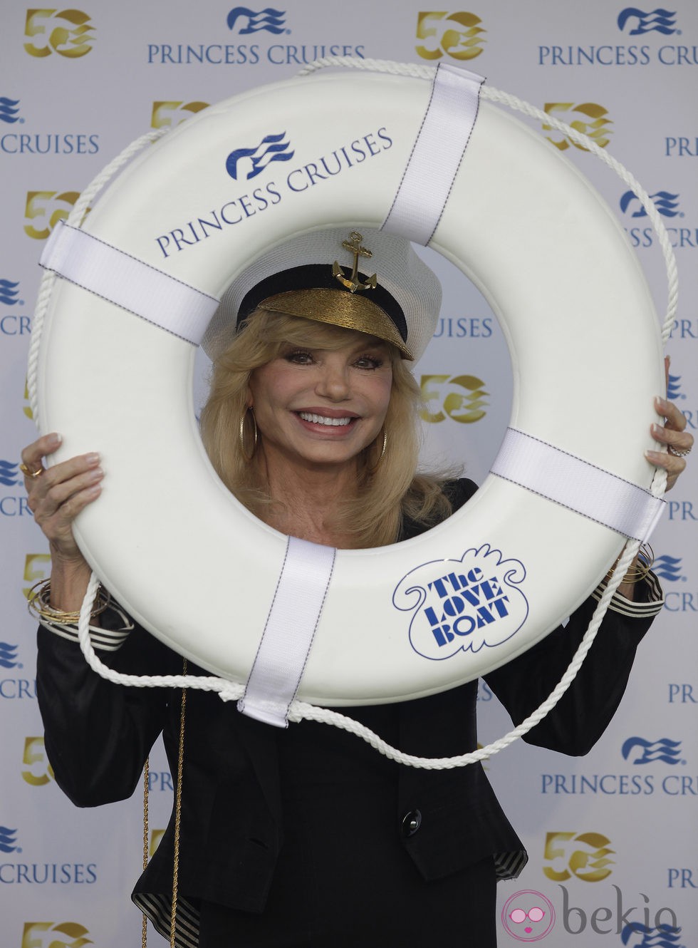 Loni Anderson en la reunión de 'Vacaciones en el mar'