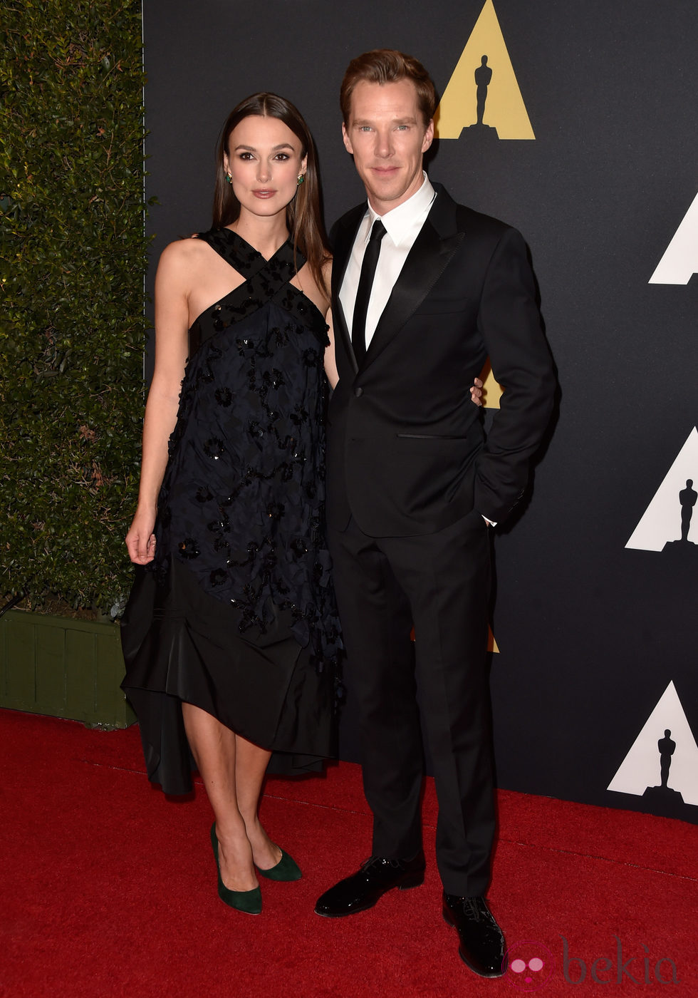 Keira Knightley y Benedict Cumberbatch en los 'Premios Governors' 2014