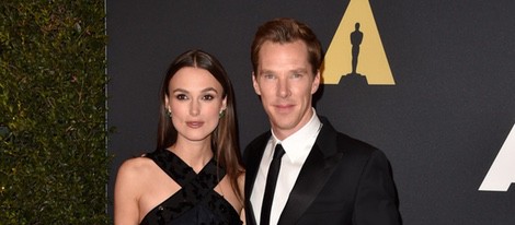 Keira Knightley y Benedict Cumberbatch en los 'Premios Governors' 2014