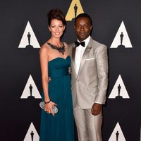 David Oyelowo y Jessica Oyelowo en los 'Premios Governors' 2014