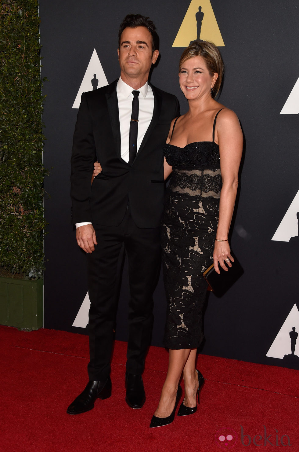 Jennifer Aniston y Justin Theroux en los 'Premios Governors' 2014