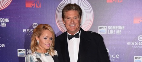 David Hasselhoff y Hayley Roberts en los MTV EMA 2014