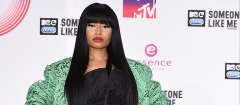 Nicki Minaj tras la ceremonia de entrega de los MTV EMA 2014