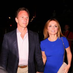 Geri Halliwell y Christian Horner en Londres