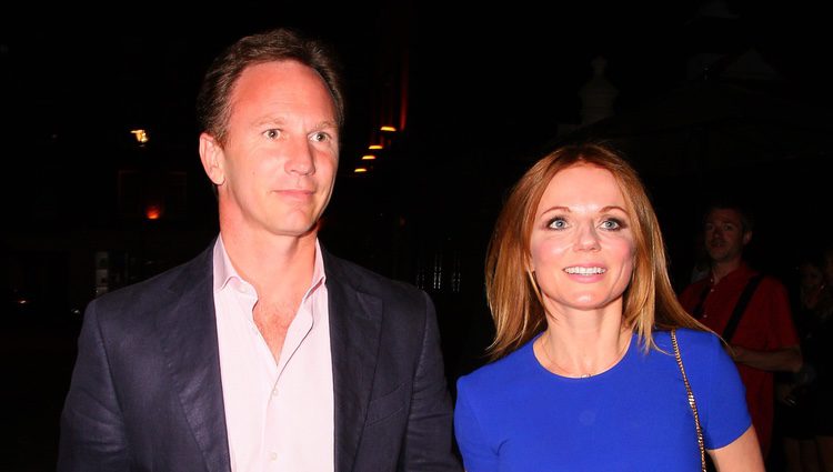 Geri Halliwell y Christian Horner en Londres