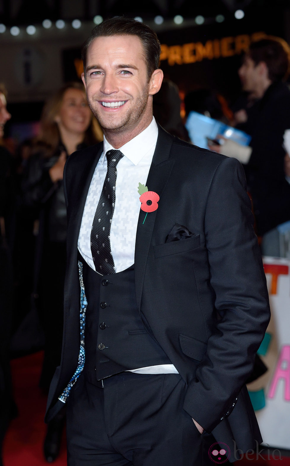 Jay James en el estreno de 'Los Juegos del Hambre: Sinsajo Parte 1' en Londres