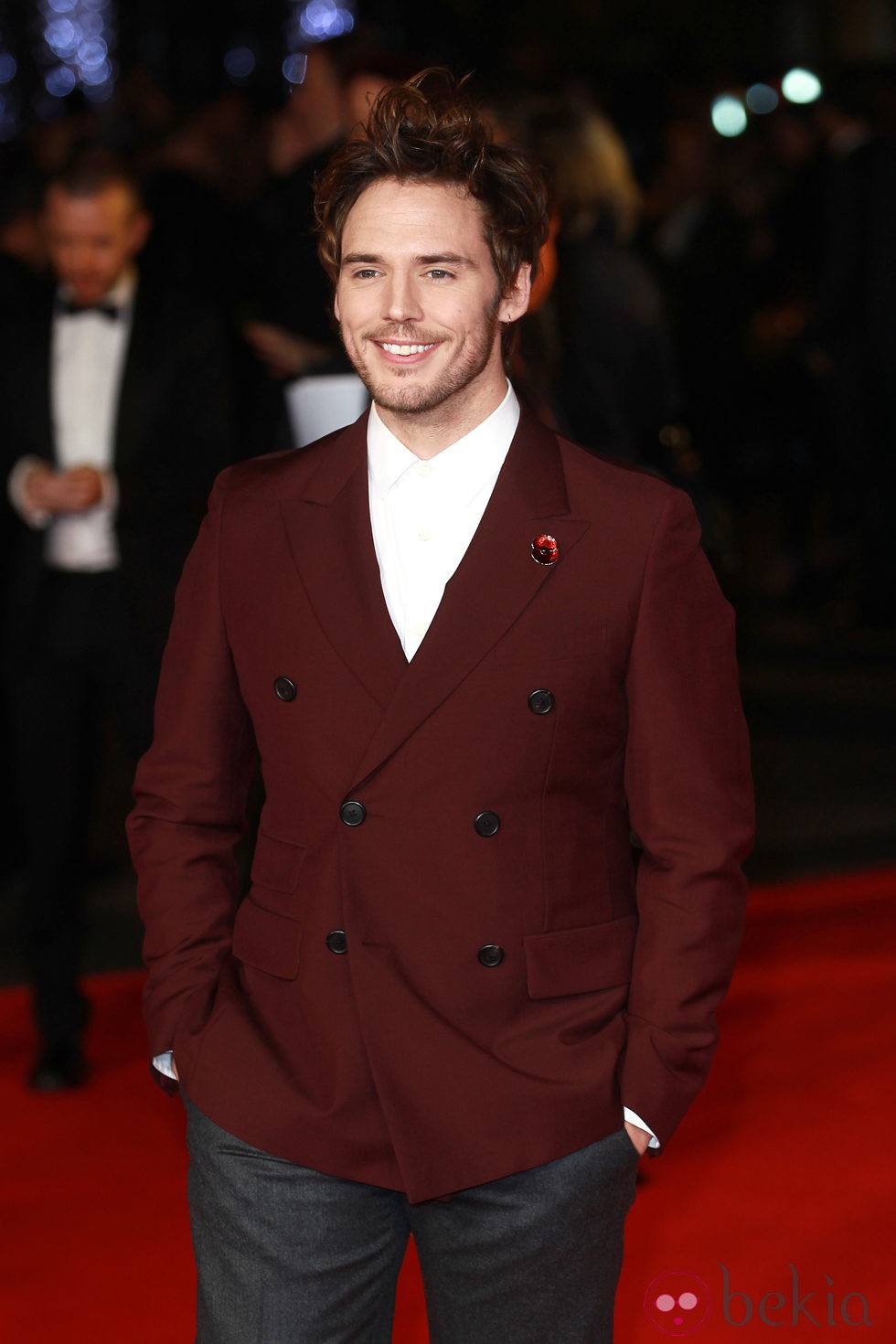 Sam Claflin en el estreno de 'Los Juegos del Hambre: Sinsajo Parte 1' en Londres