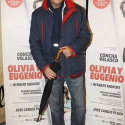 Máximo Valverde en el estreno de 'Olivia y Eugenio' en Madrid