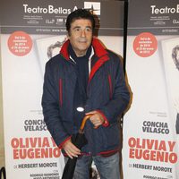 Máximo Valverde en el estreno de 'Olivia y Eugenio' en Madrid