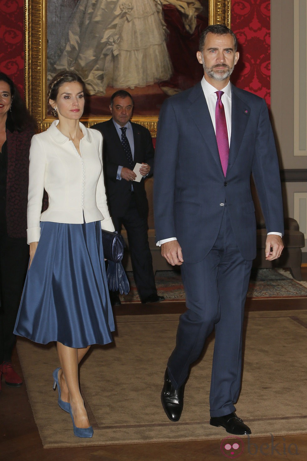 Los Reyes Felipe y Letizia visitan el Senado en su primer viaje oficial a Bélgica como Reyes de España