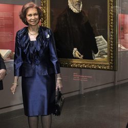 La Reina Sofía en la inauguración de una exposición de El Greco en Atenas