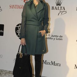 Lola Marceli en la presentación de la colección del peletero Santiago del Palacio