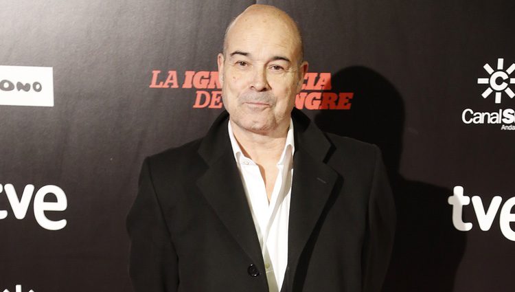 Antonio Resines en el estreno de 'La ignorancia de la sangre' en Madrid