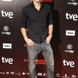 Álex Martínez en el estreno de 'La ignorancia de la sangre' en Madrid