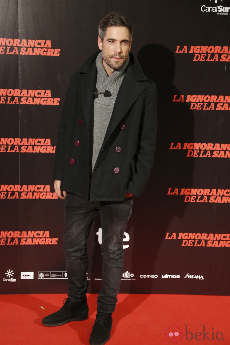 Unax Ugalde en el estreno de 'La ignorancia de la sangre' en Madrid