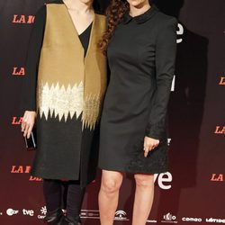 Nur Al Levi y María Botto en el estreno de 'La ignorancia de la sangre' en Madrid