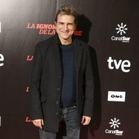 Alberto San Juan en el estreno de 'La ignorancia de la sangre' en Madrid