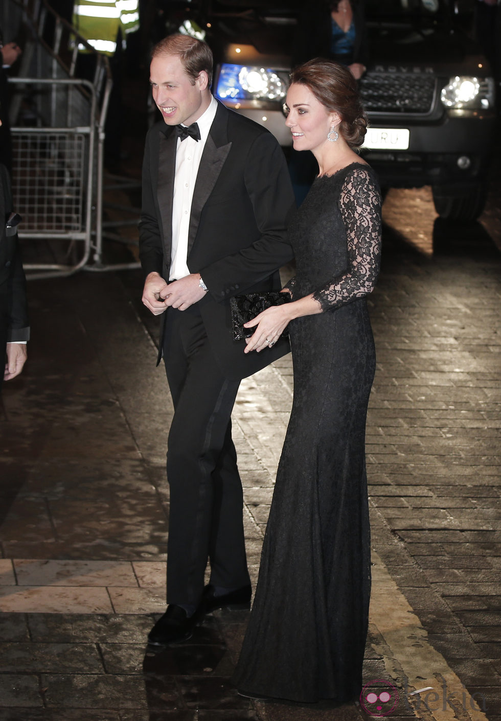 Los Duques de Cambridge en la Royal Variety Performance 2014