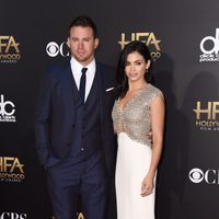 Channing Tatum y Jenna Dewan en los Hollywood Film Awards 2014