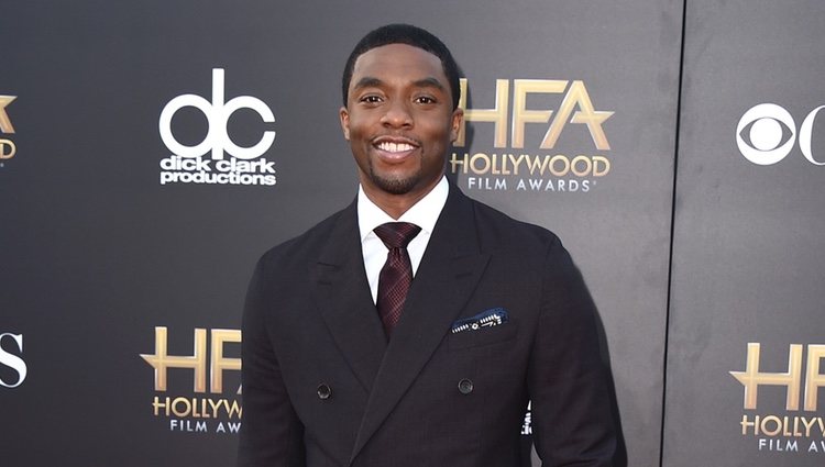 Chadwick Boseman en los Hollywood Film Awards 2014