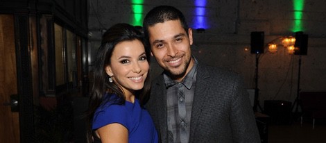 Eva Longoria y Wilmer Valderrama en el estreno de 'Food Chains' en Los Angeles