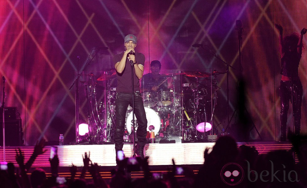 Enrique Iglesias en un concierto de su gira en Madrid