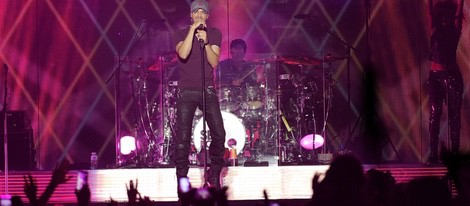 Enrique Iglesias en un concierto de su gira en Madrid