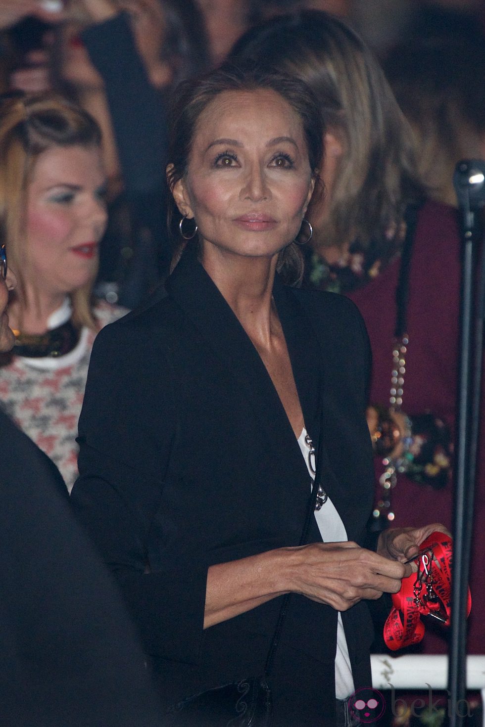 Isabel Preysler en un concierto de su hijo Enrique en Madrid