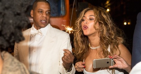 Beyoncé y Jay Z se divierten el día de la boda de Solange Knowles con Alan Ferguson