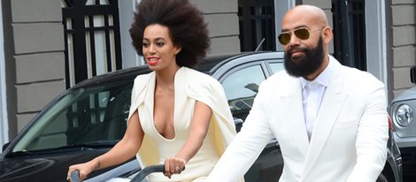 Solange Knowles y Alan Ferguson el día de su boda en Nueva Orleans