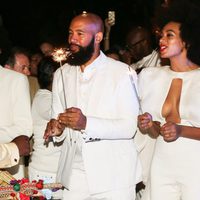  Solange Knowles y Alan Ferguson el día de su boda en Nueva Orleans