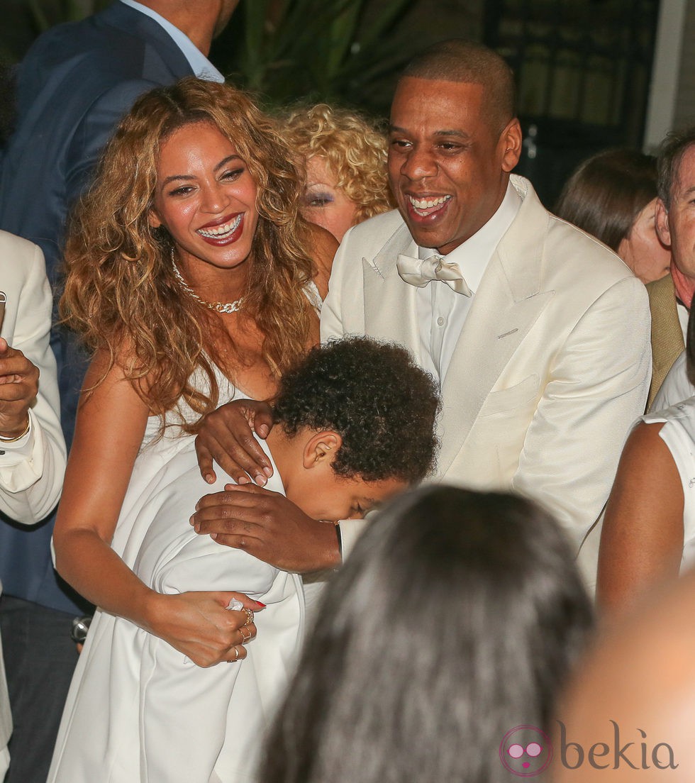 Beyoncé y Jay Z el día de la boda de Solange Knowles con Alan Ferguson