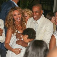 Beyoncé y Jay Z el día de la boda de Solange Knowles con Alan Ferguson