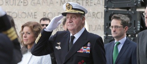 El Rey Juan Carlos en la inauguración del monumento a Blas de Lezo