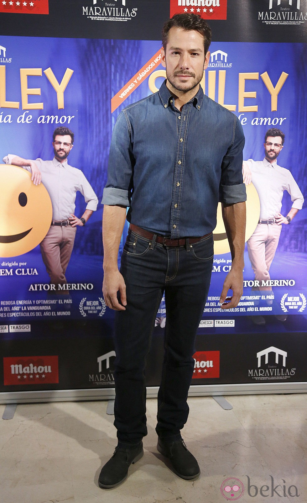 Alejandro Albarracín en el estreno de 'Smiley'