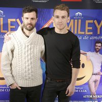 Aitor Merino y Ramón Pujol en el estreno de 'Smiley'