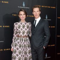 Benedict Cumberbatch y Keira Knightley acuden al estreno de 'The Imitation Game' en Nueva York