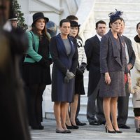 Estefanía y Carolina de Mónaco, Sasha y Andrea Casiraghi en el Día Nacional de Mónaco 2014