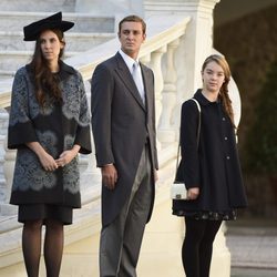 Tatiana Santo Domingo, Pierre Casiraghi y Alexandra de Hannover en el Día Nacional de Mónaco 2014