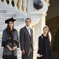 Tatiana Santo Domingo, Pierre Casiraghi y Alexandra de Hannover en el Día Nacional de Mónaco 2014