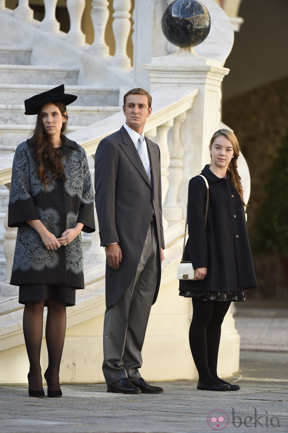 Tatiana Santo Domingo, Pierre Casiraghi y Alexandra de Hannover en el Día Nacional de Mónaco 2014