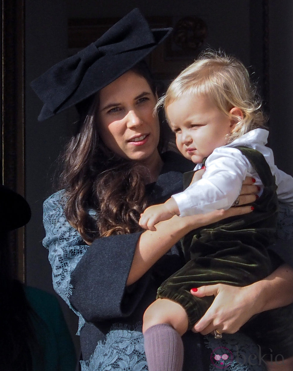 Tatiana Santo Domingo con su hijo Sasha en el Día Nacional de Mónaco 2014