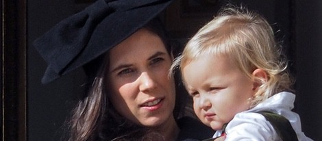 Tatiana Santo Domingo con su hijo Sasha en el Día Nacional de Mónaco 2014