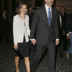 Los Reyes Felipe y Letizia en su primer viaje a Italia como Reyes de España