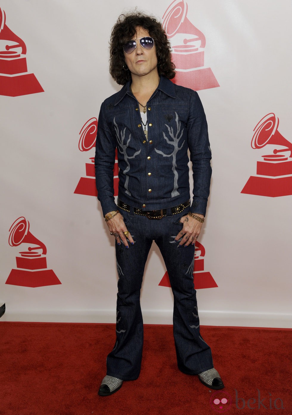 Bunbury en la entrega del premio Persona del Año 2014