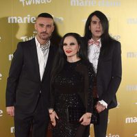 Alaska, Mario Vaquerizo y David Delfín en la entrega de los Premios Prix de la Moda 2014