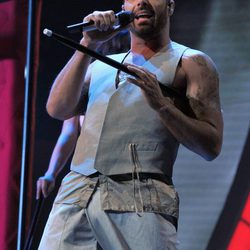 Ricky Martin en la entrega de los Premios Grammy Latino 2014