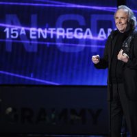 Joan Manuel Serrat en la entrega de los Premios Grammy Latino 2014