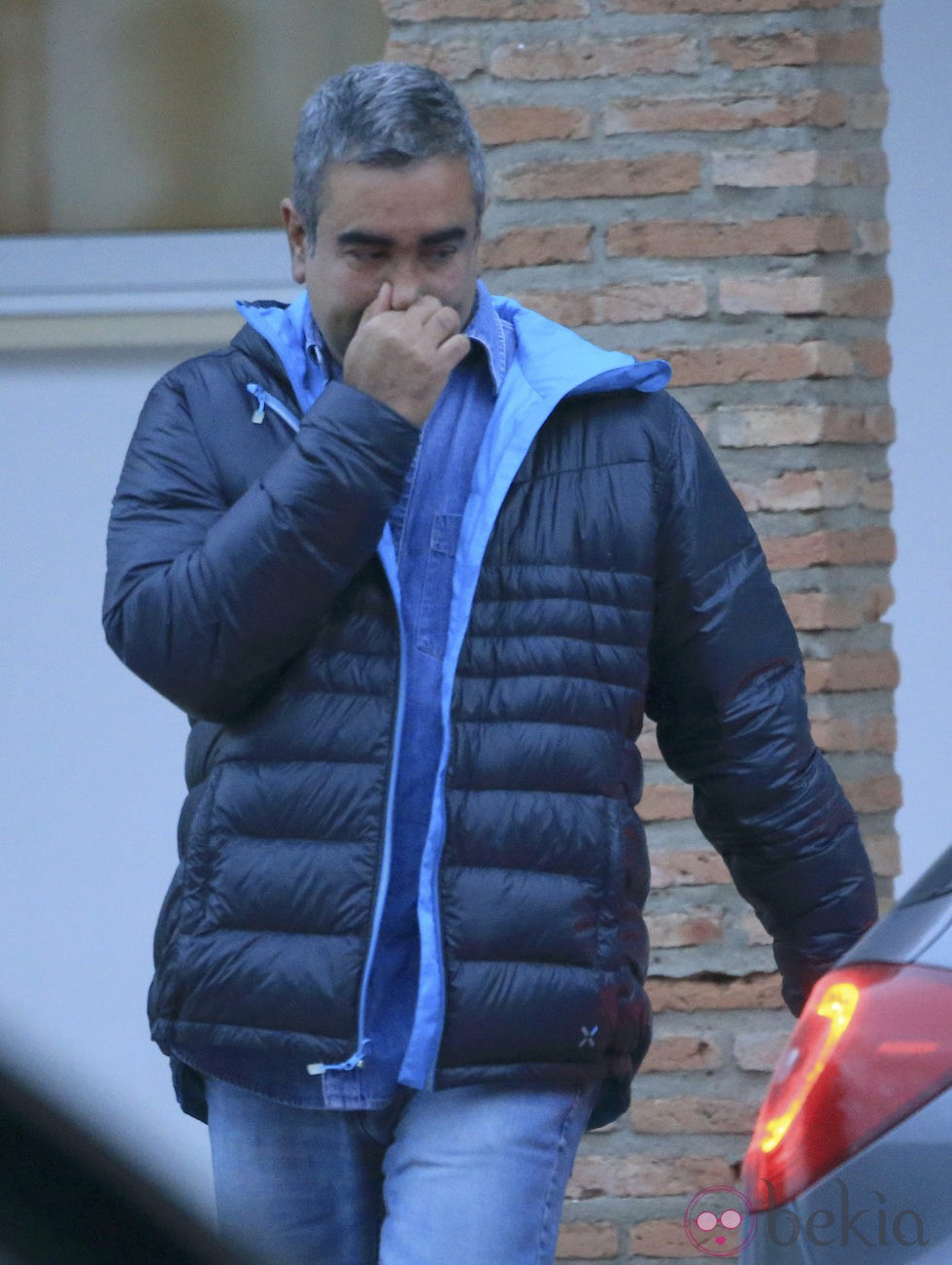 Agustín Pantoja tras la entrada en la cárcel de Alcalá de Guadaíra de Isabel Pantoja